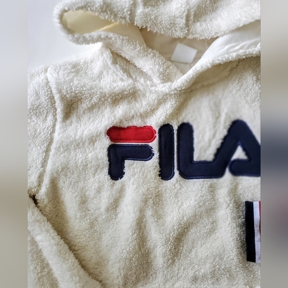 Fila YOUTH Sherpa Fleece Lined hood with Kangeroo pouch pocket  XL 14-16 - Picture 2 of 15
